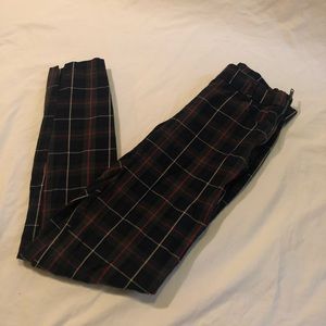 Zara plaid pants